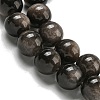 Natural Silver Obsidian Beads Strands G-S150-20A-8mm-4