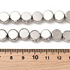 Electroplate Glass Beads Strands EGLA-F166-04C-P-4