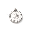 304 Stainless Steel Pendants STAS-I348-02P-04-1