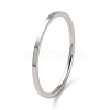 304 Stainless Steel Simple Plain Band Finger Ring for Women Men RJEW-F152-05P-1