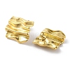 Ion Plating(IP) 304 Stainless Steel Stud Earrings EJEW-P258-21G-2