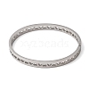 Hollow 304 Stainless Steel Hinged Bangles for Women BJEW-H644-06P-4