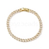 Cubic Zirconia Tennis Bracelet BJEW-L652-24G-02-1