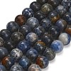 Natural Dumortierite Beads Strands G-F826-A01-10mm-2