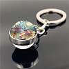 Alloy with Glass Keychain for Women PW-WG31361-03-1