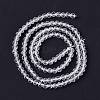 Transparent Glass Beads Strands X-GLAA-C019-01B-06-3