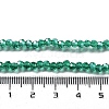 Electroplate Transparent Glass Beads Strands EGLA-A035-T3mm-A18-4