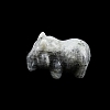 Natural Labradorite Carved Hippo Figurines Statues for Home Office Desktop Decoration PW-WG36424-08-1