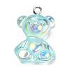 Transparent Resin Pendants RESI-M033-01A-1