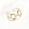 304 Stainless Steel Cuff Open Rings RJEW-P181-02C-A-3