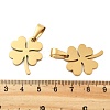 Ion Plating(IP) 304 Stainless Steel Pendants X-STAS-I135-31G-3