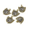 Rack Plating Brass Micro Pave Clear Cubic Zirconia Pendants KK-I696-08-3