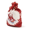 Christmas Theme Rectangle Cloth Bags with Jute Cord LS-ABAG-P008-01A-3