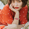 Resin Beads Bracelets BJEW-TAC0080-01F-6