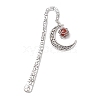 Tibetan Style Alloy Hook Bookmarks AJEW-JK00323-4