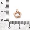 925 Sterling Silver Micro Pave Clear Cubic Zirconia Charms STER-A034-02B-RG-3