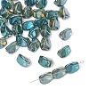 10Pcs Electroplate Transparent Glass Beads EGLA-WH0001-06D-1