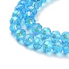 Electroplate Glass Beads Strands EGLA-A034-T1mm-L03-3
