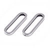 Tarnish Resistant 201 Stainless Steel Linking Rings STAS-S080-001P-1