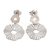 Non-Tarnish 304 Stainless Steel Stud Dangle Earrings EJEW-G395-40P-1