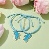 Alloy Enamel Pendants Bangles BJEW-JB09966-03-2