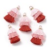 Polycotton Tassel Pendant Decorations GLAA-K060-07KCG-13-3