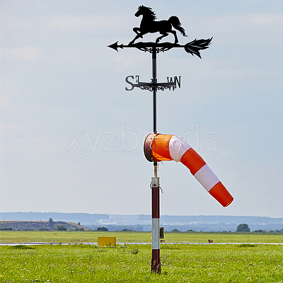 Iron Wind Direction Indicator AJEW-WH0265-027-1