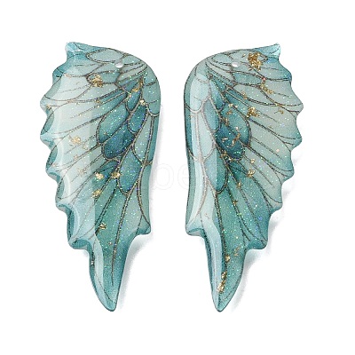 Luminous Transparent Epoxy Resin Pendants RE-CBAE738-02C-1