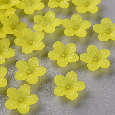 Frosted Acrylic Bead Caps MACR-S371-08A-717-1