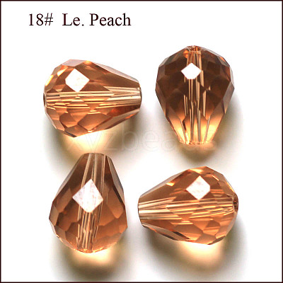 Imitation Austrian Crystal Beads SWAR-F062-12x10mm-18-1