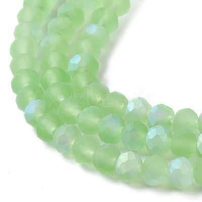 Transparent Glass Beads Strands EGLA-A034-T4mm-MB09-1