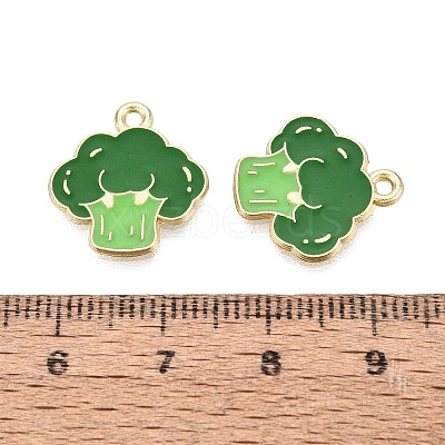 Alloy Enamel Pendants ENAM-Q003-16G-1