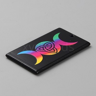 Printed Acrylic Pendants OACR-WH0036-23F-1