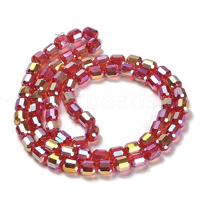 Electroplate Glass Beads Strands EGLA-D030-19A-1