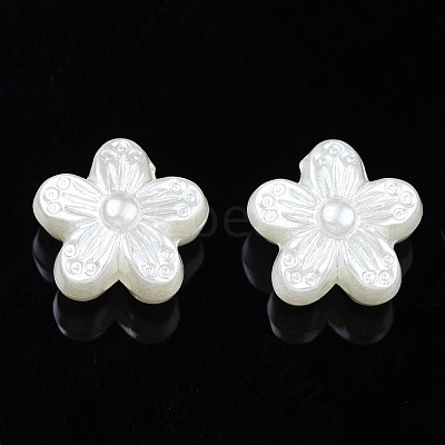 ABS Plastic Imitation Pearl Beads KY-S163-445-1