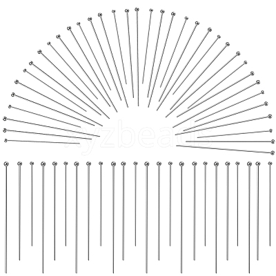 300Pcs 3 Styles 304 Stainless Steel Ball Head Pins STAS-SC0007-75-1