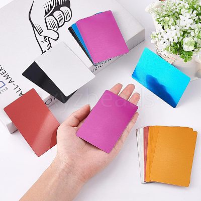 Aluminum Blank Thermal Transfer Business Cards DIY-NB0004-81-1