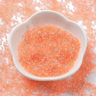 Transparent Colours Glass Seed Beads SEED-H003-01B-1