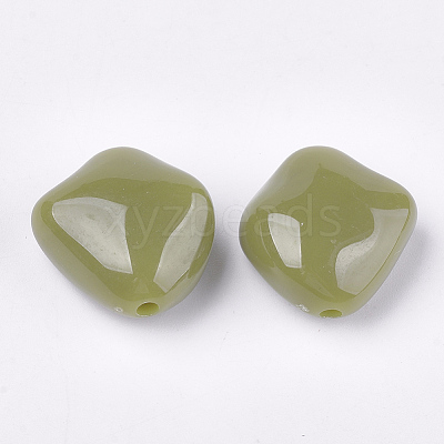 Acrylic Beads OACR-S029-058F-1