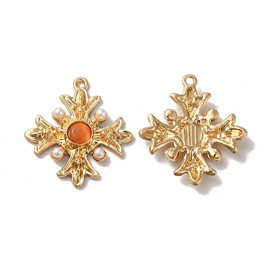 Resin Pendants PALLOY-E028-02G-02-1