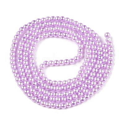 Baking Paint Glass Pearl Bead Strands HY-Q003-3mm-47-A-1