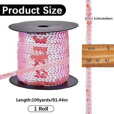 Plastic Paillette Beads FIND-WH20002-34E-1