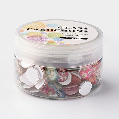 Glass Cabochons GGLA-JP0002-01-1