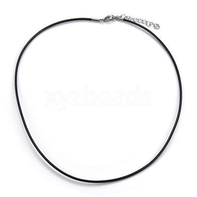 Round Leather Cord Necklaces Making MAK-I005-1.5mm-1