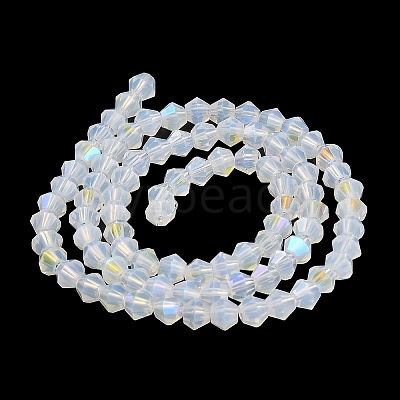 Imitation Jade Electroplate Glass Beads Strands EGLA-A039-J2mm-L05-1