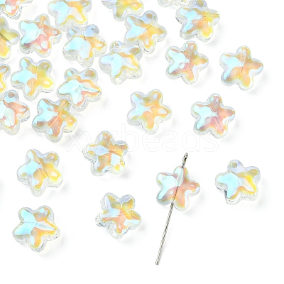 30Pcs Electroplate Glass Beads GLAA-FS0001-98-1