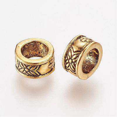 Tibetan Style Alloy European Beads PALLOY-F173-04AG-1