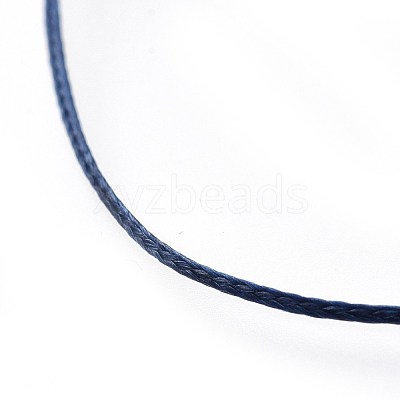 Adjustable Flat Waxed Polyester Cords Bracelet Making AJEW-JB00508-04-1