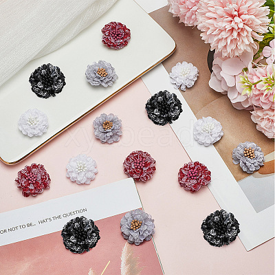 16Pcs 4 Colors Handmade Costume Accessories DIY-GF0009-83-1