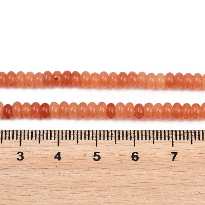 Natural White Jade Beads Strands G-L635-A02-4x2mm-05-1